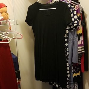 Black t-shirt dress